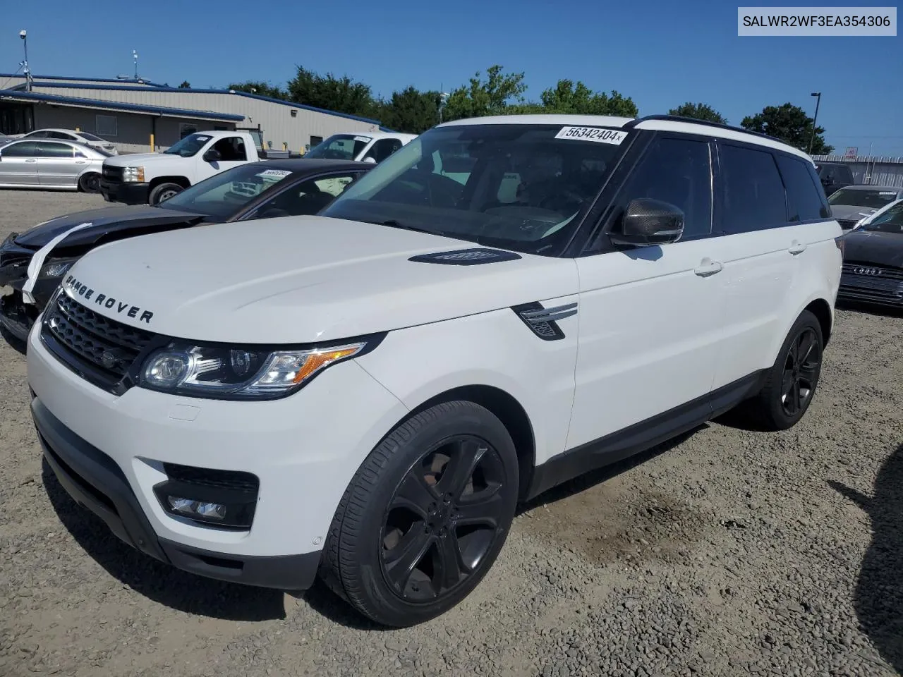 2014 Land Rover Range Rover Sport Hse VIN: SALWR2WF3EA354306 Lot: 56342404