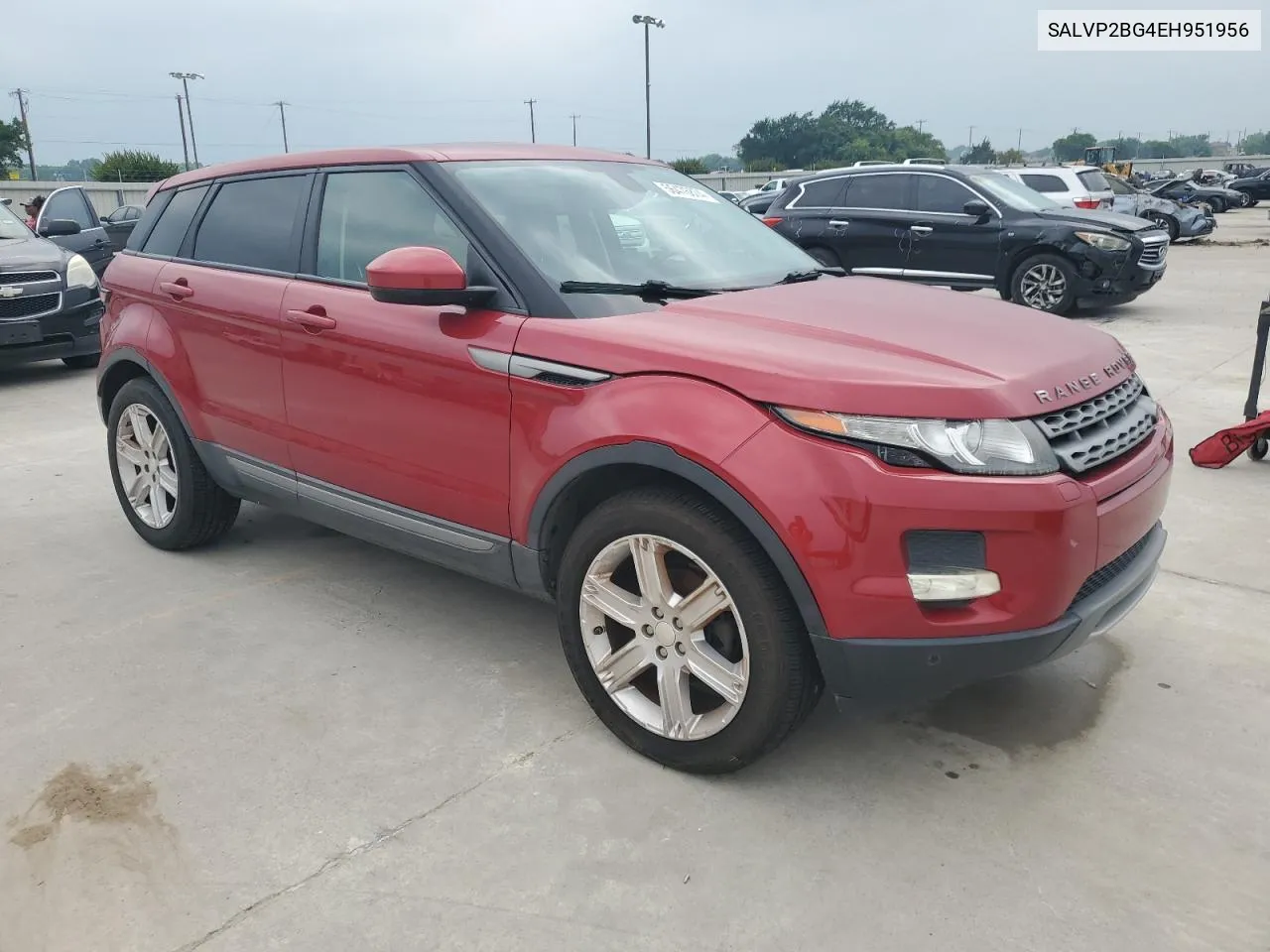 2014 Land Rover Range Rover Evoque Pure Plus VIN: SALVP2BG4EH951956 Lot: 56476874