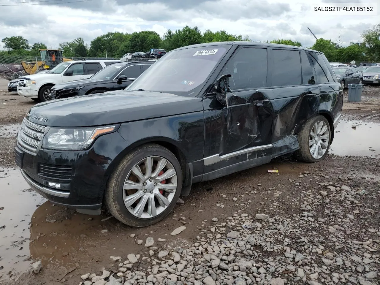 2014 Land Rover Range Rover Supercharged VIN: SALGS2TF4EA185152 Lot: 56674394