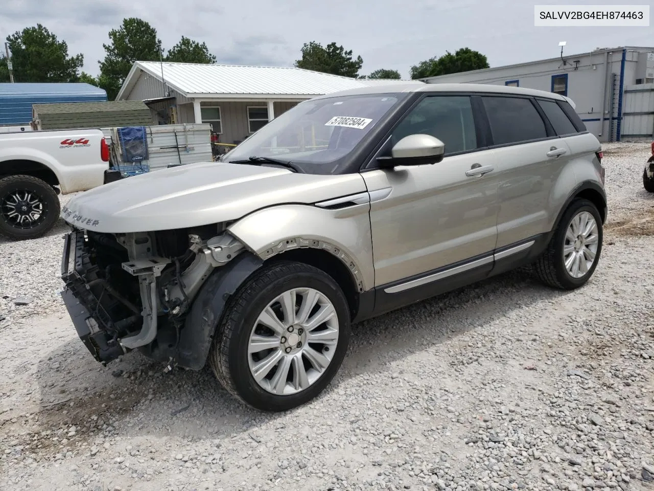 2014 Land Rover Range Rover Evoque Prestige Premium VIN: SALVV2BG4EH874463 Lot: 57082504