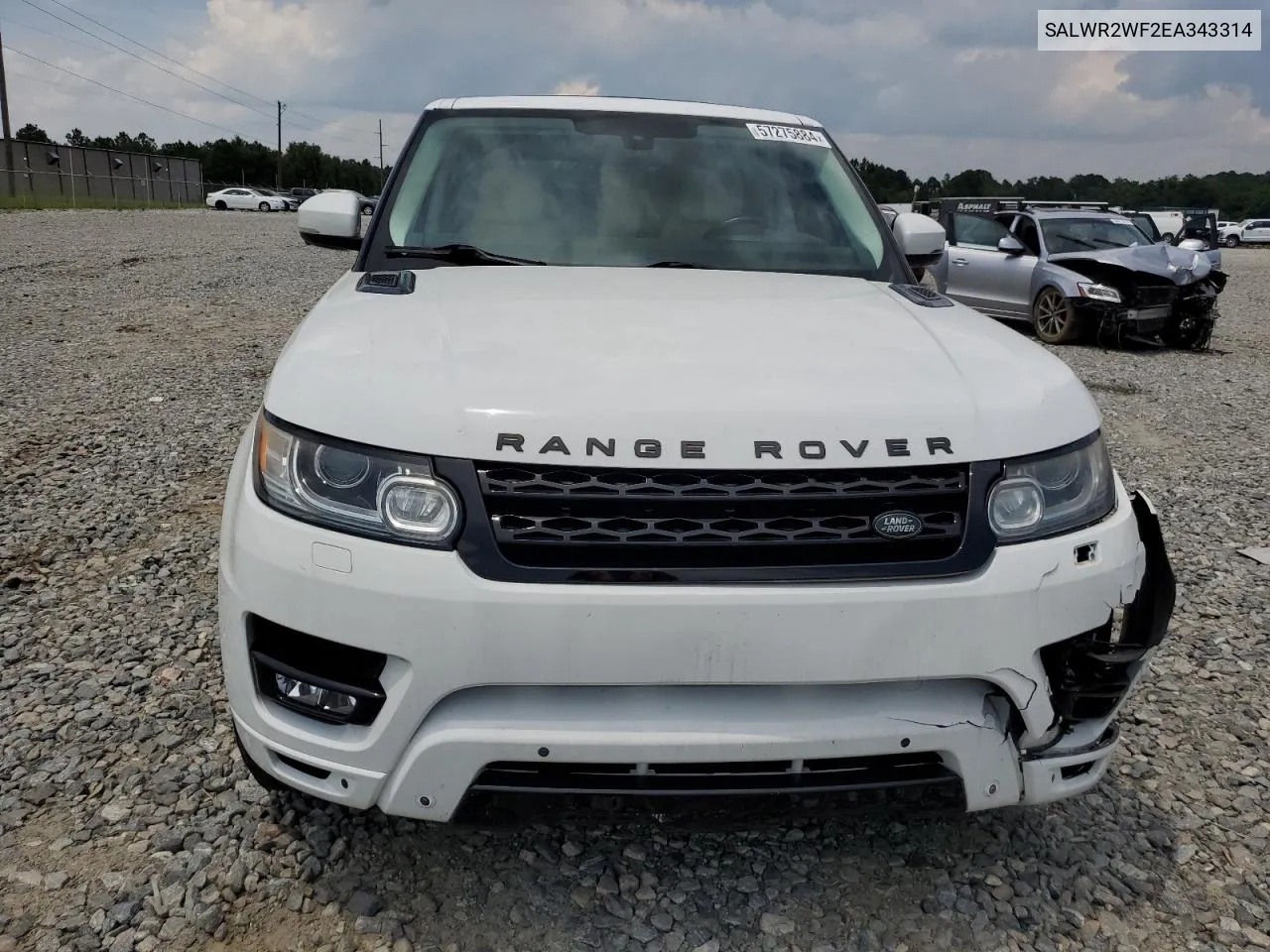 2014 Land Rover Range Rover Sport Hse VIN: SALWR2WF2EA343314 Lot: 57275884