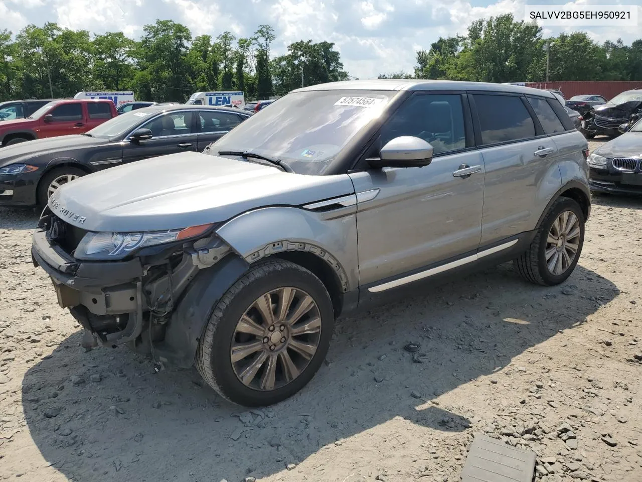 2014 Land Rover Range Rover Evoque Prestige Premium VIN: SALVV2BG5EH950921 Lot: 57574564