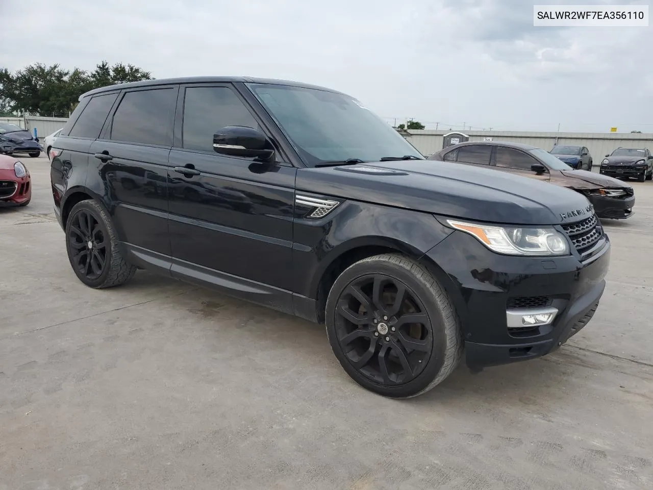 2014 Land Rover Range Rover Sport Hse VIN: SALWR2WF7EA356110 Lot: 58287194