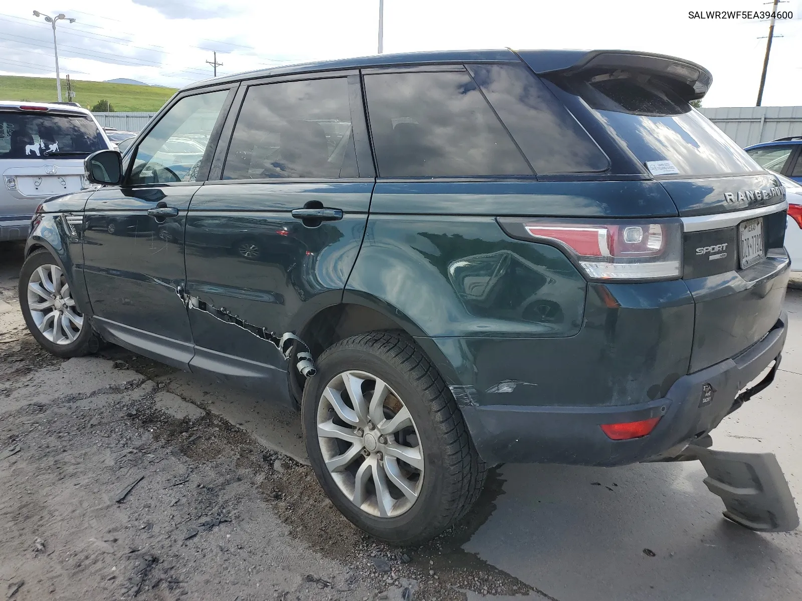 2014 Land Rover Range Rover Sport Hse VIN: SALWR2WF5EA394600 Lot: 58752013