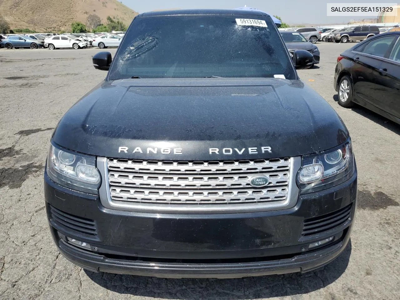 2014 Land Rover Range Rover Supercharged VIN: SALGS2EF5EA151329 Lot: 59131694