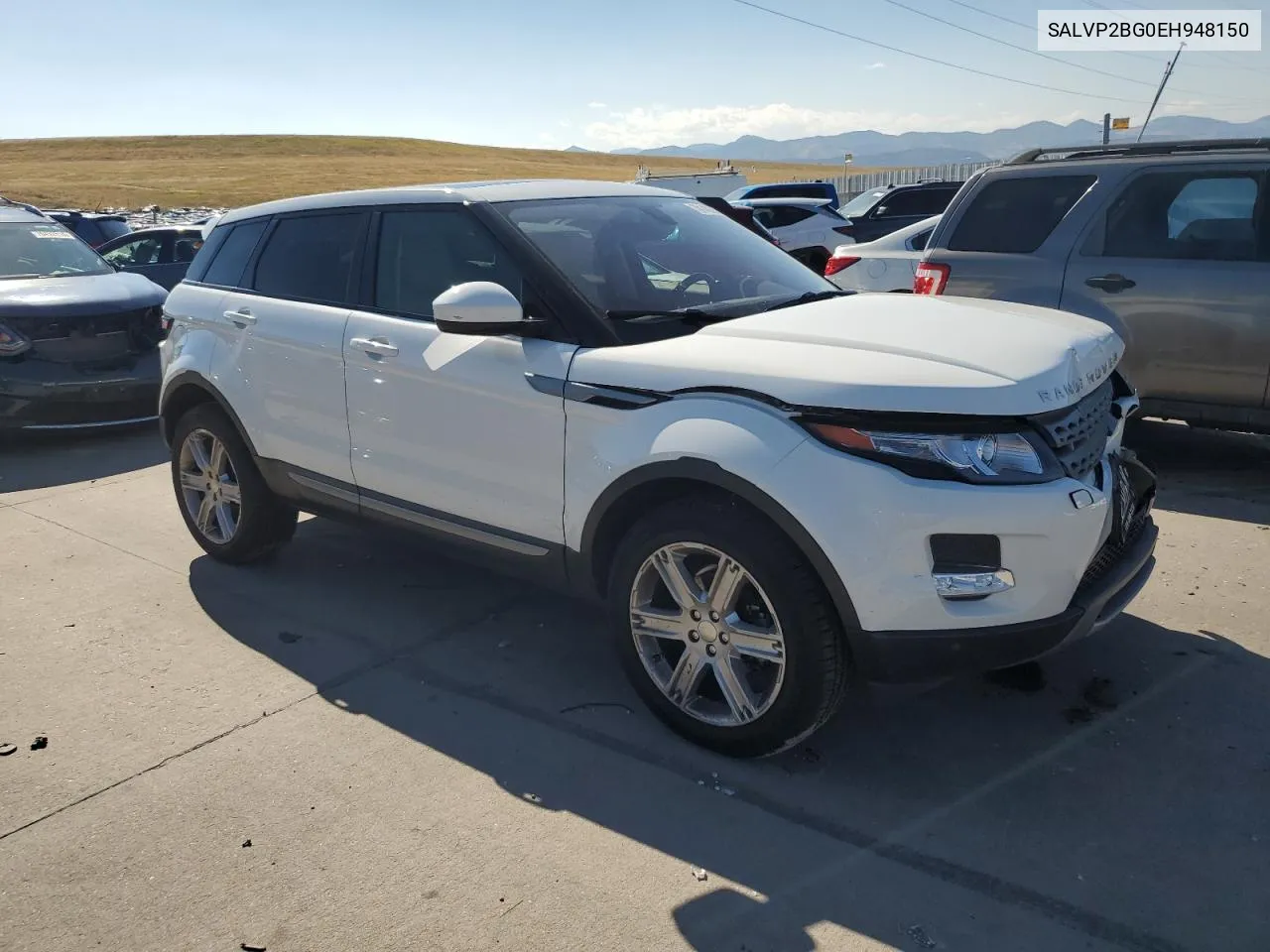 2014 Land Rover Range Rover Evoque Pure Plus VIN: SALVP2BG0EH948150 Lot: 70145694