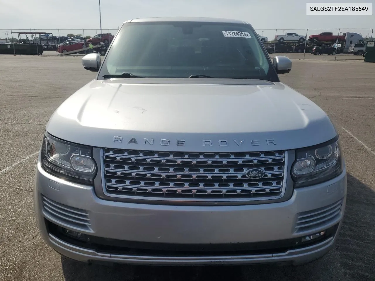 2014 Land Rover Range Rover Supercharged VIN: SALGS2TF2EA185649 Lot: 71234944