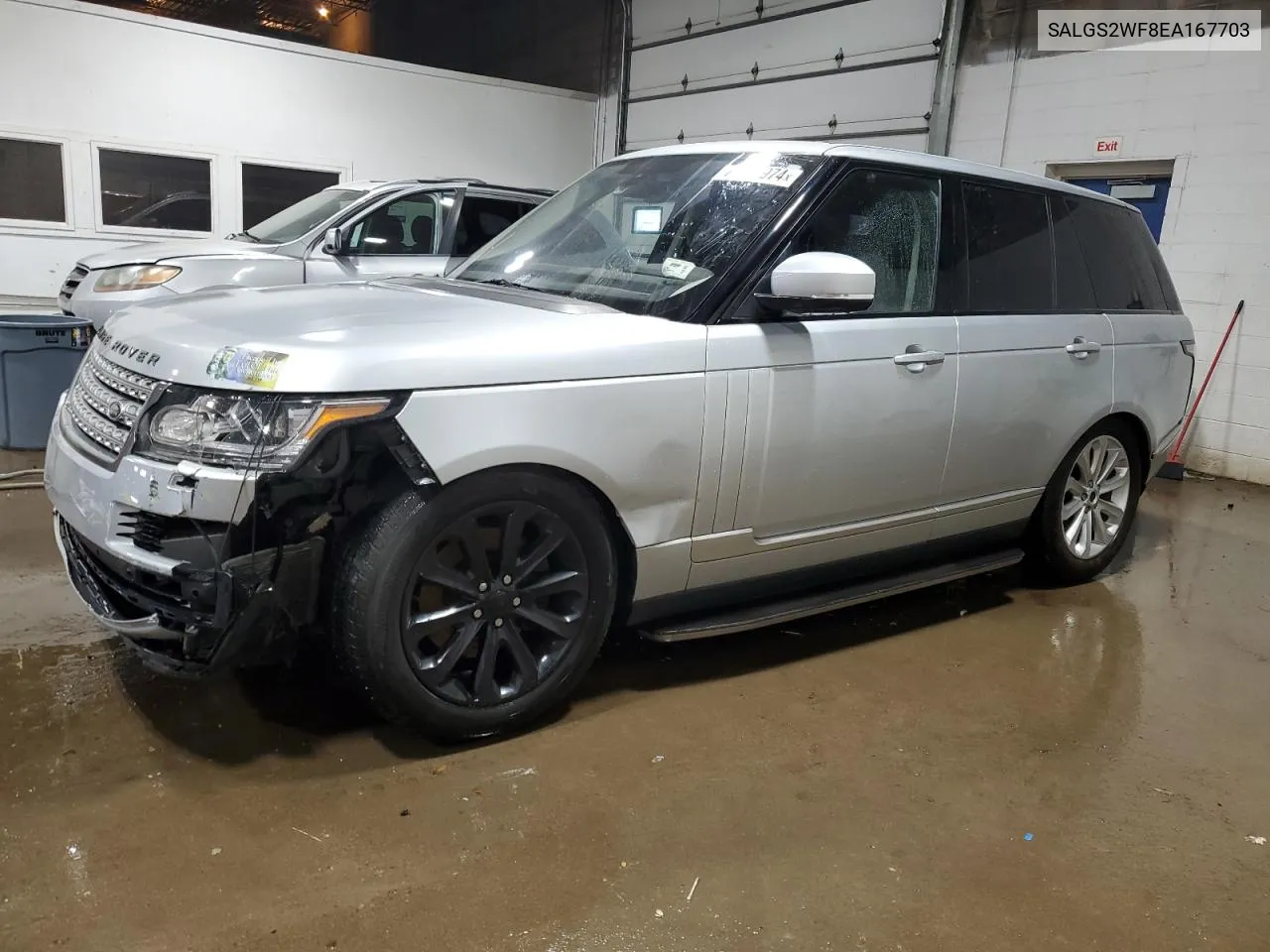 2014 Land Rover Range Rover Hse VIN: SALGS2WF8EA167703 Lot: 71320974