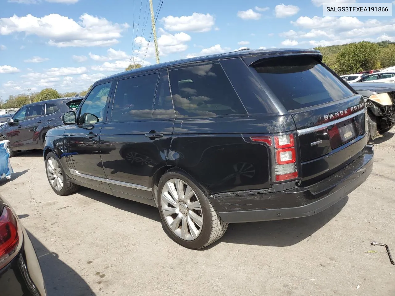 2014 Land Rover Range Rover Supercharged VIN: SALGS3TFXEA191866 Lot: 71712604