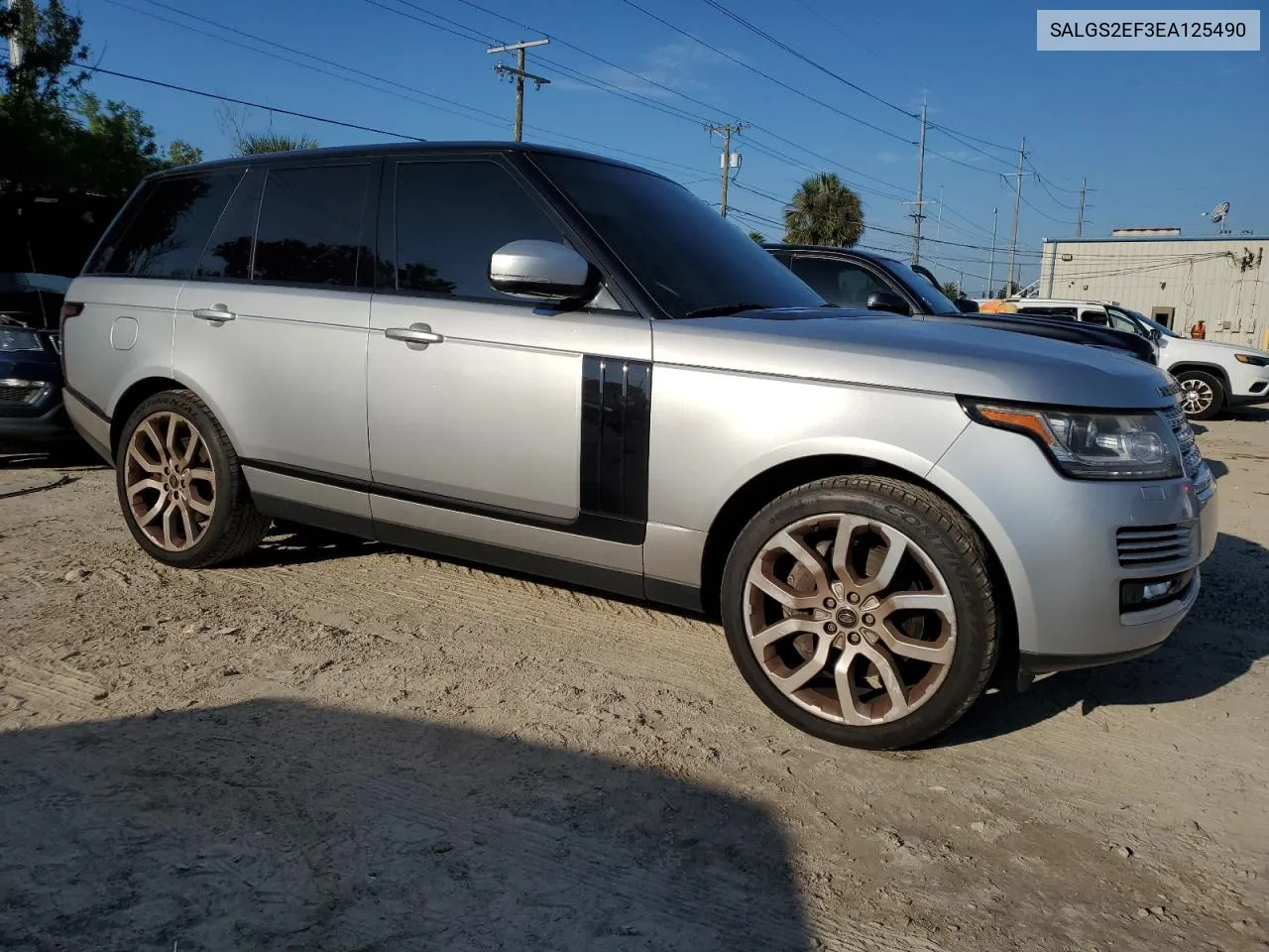 2014 Land Rover Range Rover Supercharged VIN: SALGS2EF3EA125490 Lot: 72140594