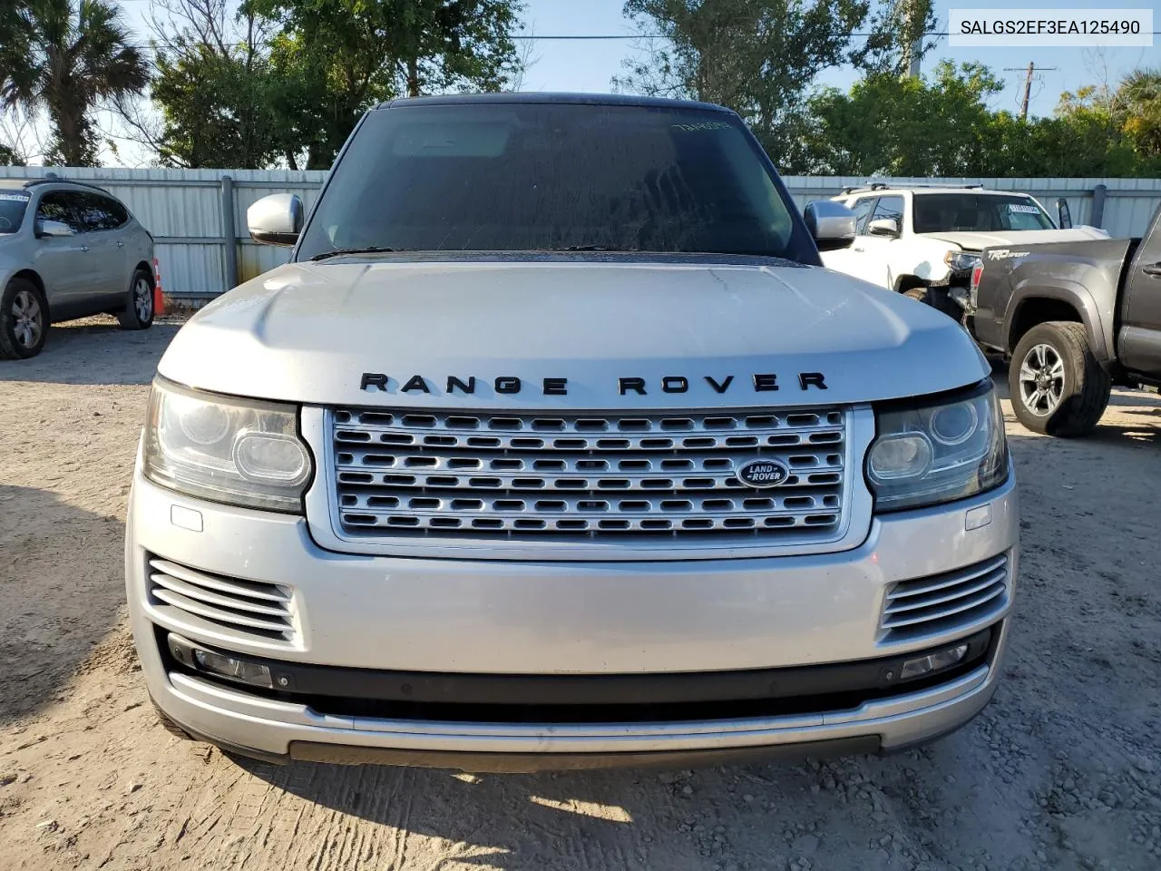 2014 Land Rover Range Rover Supercharged VIN: SALGS2EF3EA125490 Lot: 72140594