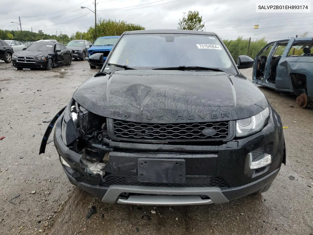 SALVP2BG1EH893174 2014 Land Rover Range Rover Evoque Pure Plus