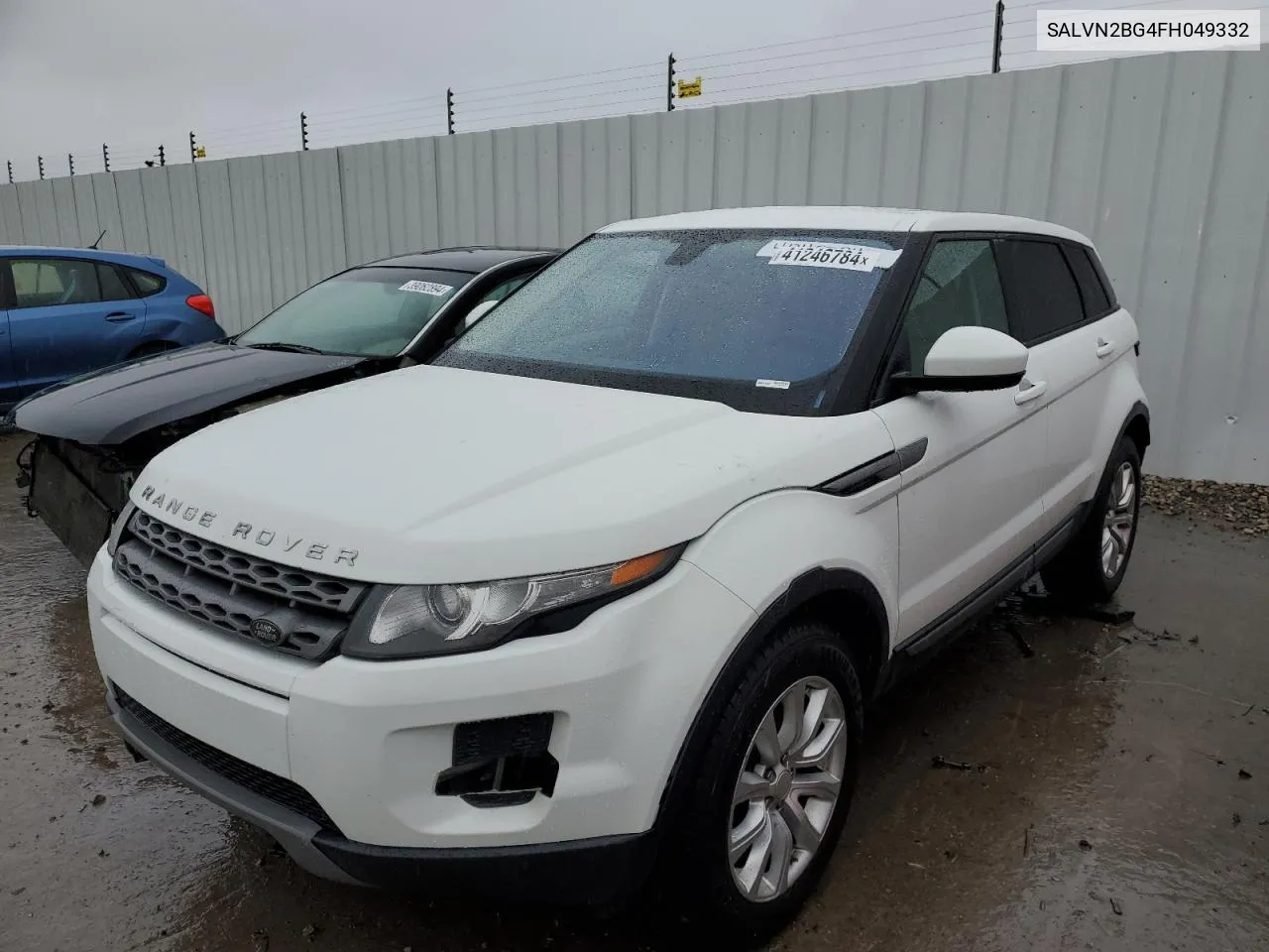 2015 Land Rover Range Rover Evoque Pure VIN: SALVN2BG4FH049332 Lot: 41246784