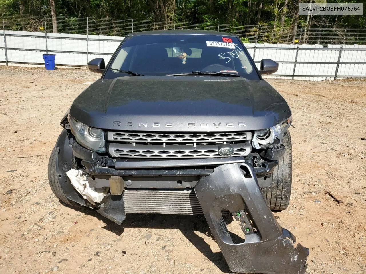 SALVP2BG3FH075754 2015 Land Rover Range Rover Evoque Pure Plus