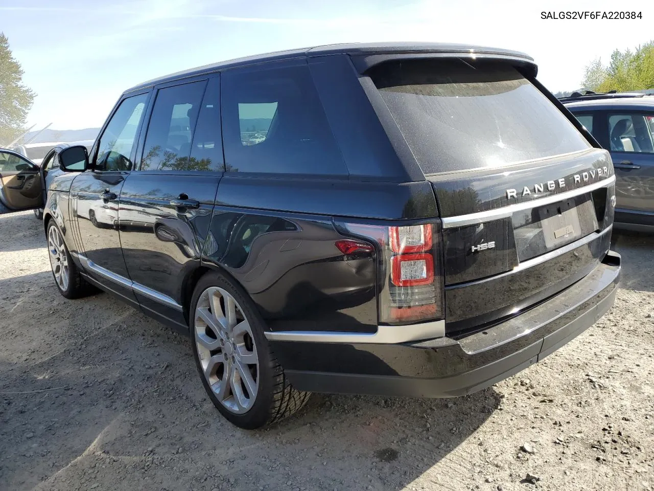 2015 Land Rover Range Rover Hse VIN: SALGS2VF6FA220384 Lot: 51752454