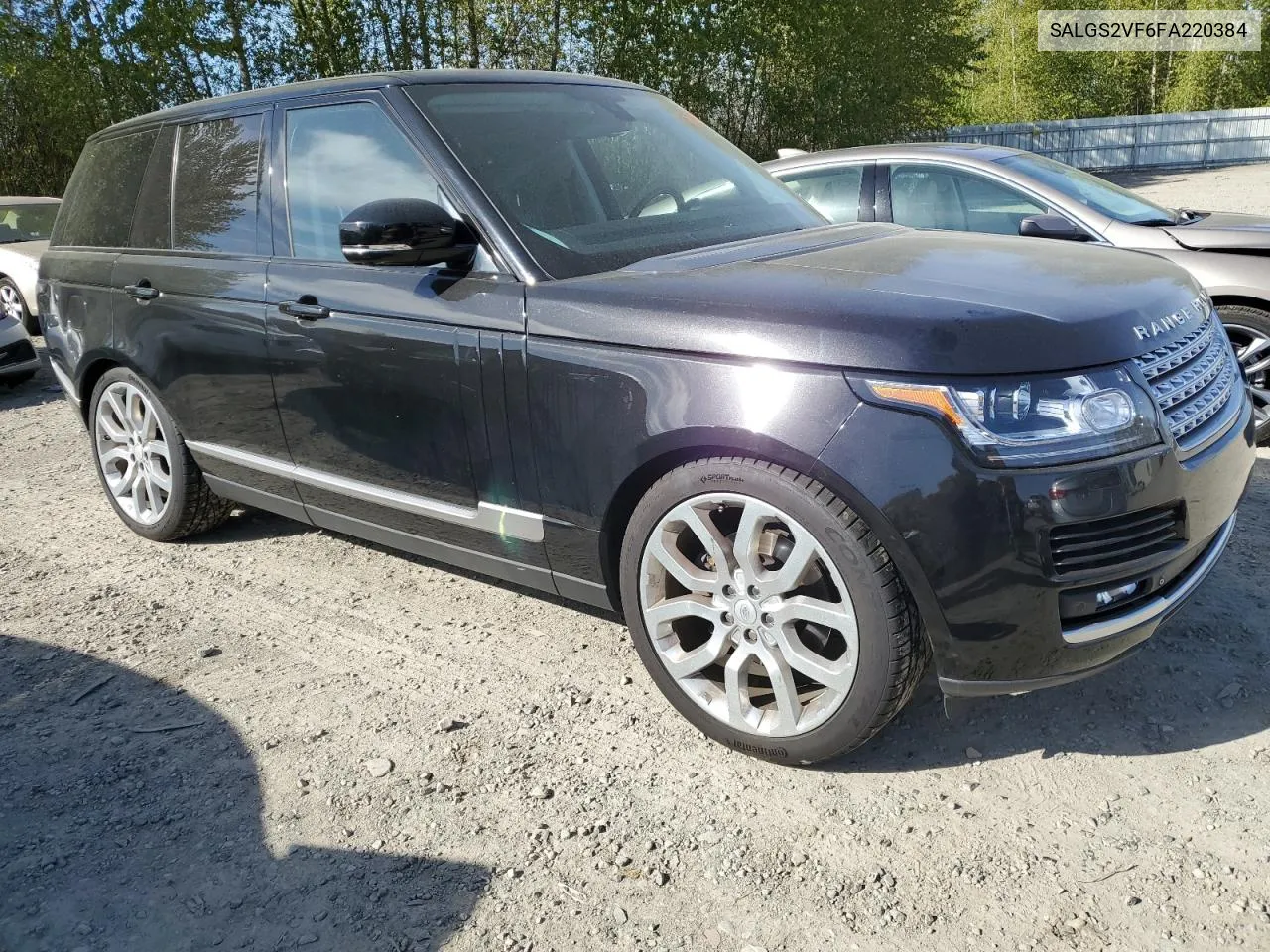 2015 Land Rover Range Rover Hse VIN: SALGS2VF6FA220384 Lot: 51752454