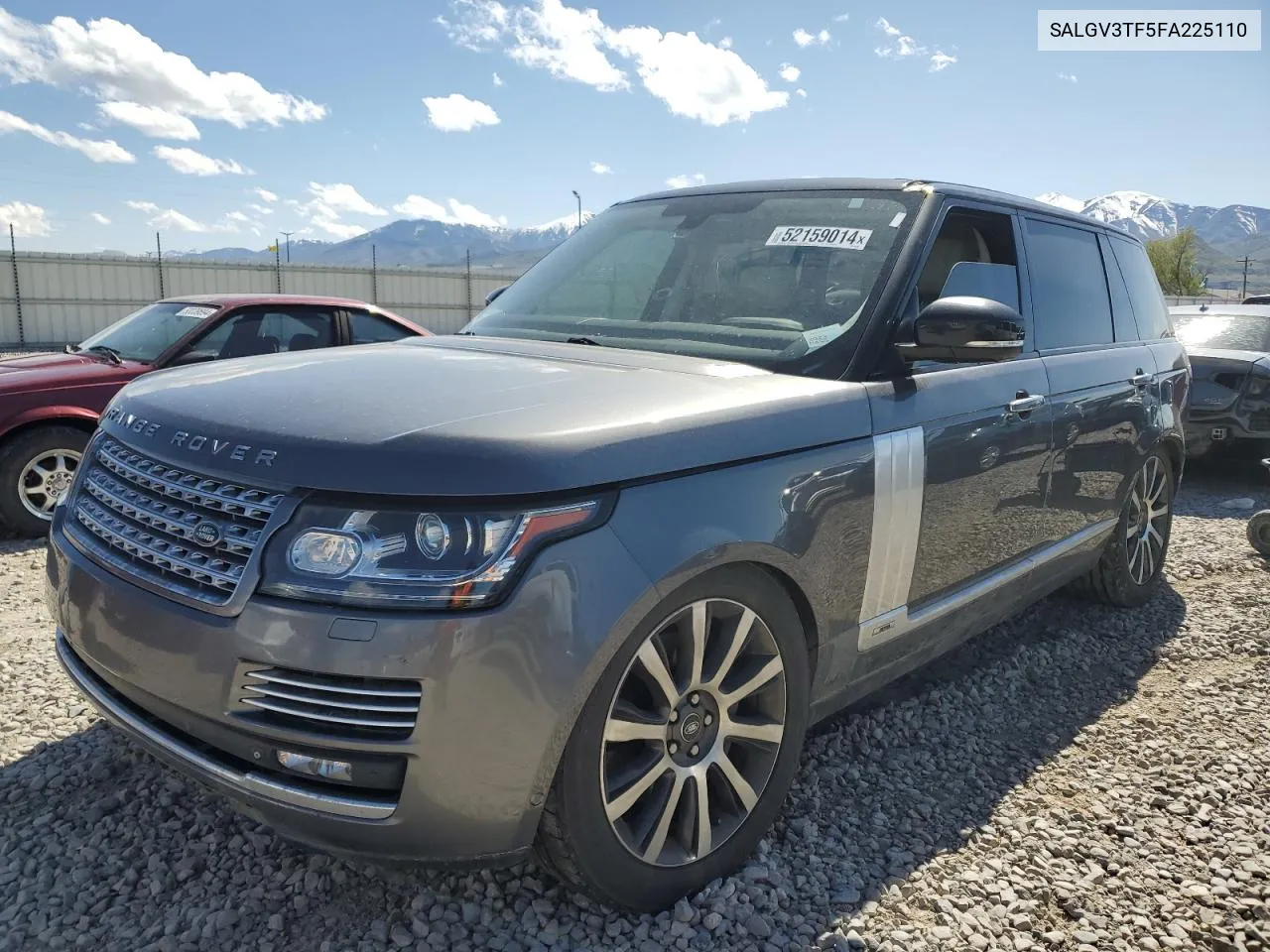 2015 Land Rover Range Rover Autobiography VIN: SALGV3TF5FA225110 Lot: 52159014