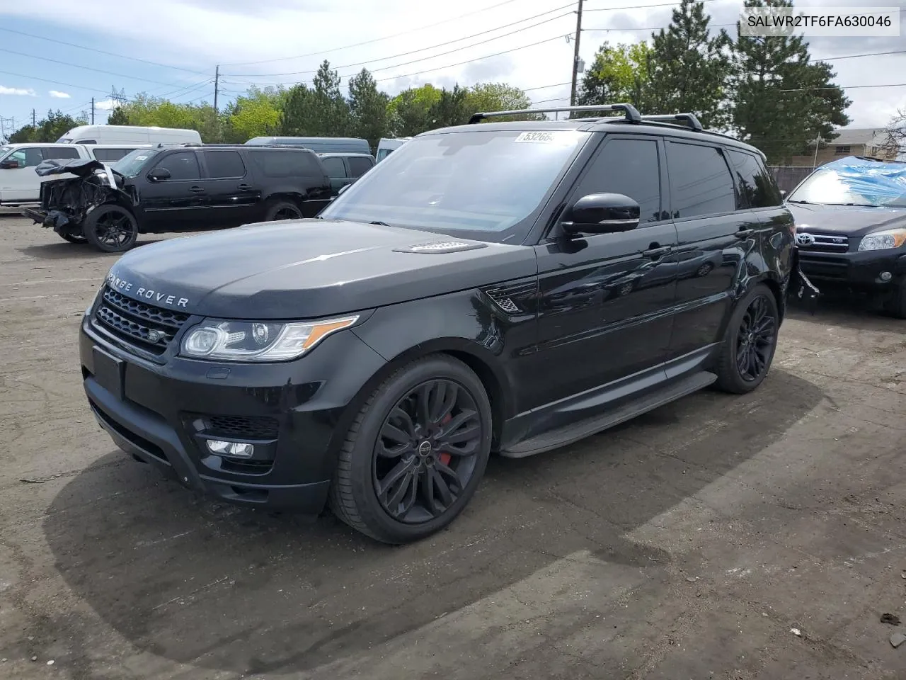 2015 Land Rover Range Rover Sport Sc VIN: SALWR2TF6FA630046 Lot: 53266414