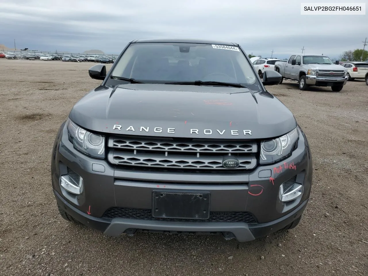 SALVP2BG2FH046651 2015 Land Rover Range Rover Evoque Pure Plus