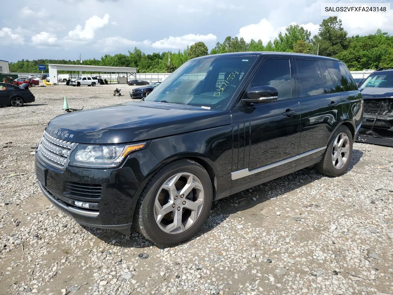 2015 Land Rover Range Rover Hse VIN: SALGS2VFXFA243148 Lot: 53671554