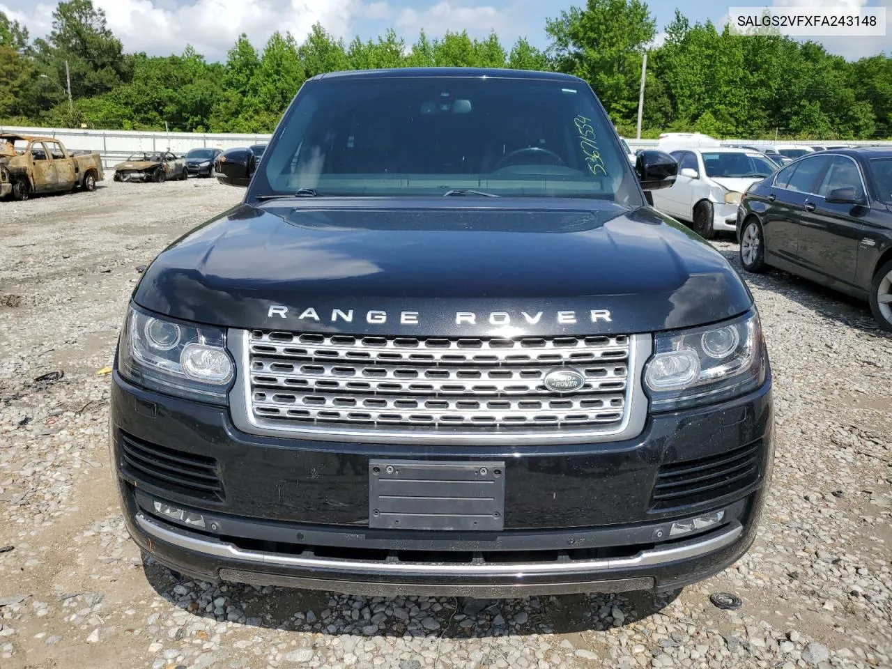 2015 Land Rover Range Rover Hse VIN: SALGS2VFXFA243148 Lot: 53671554