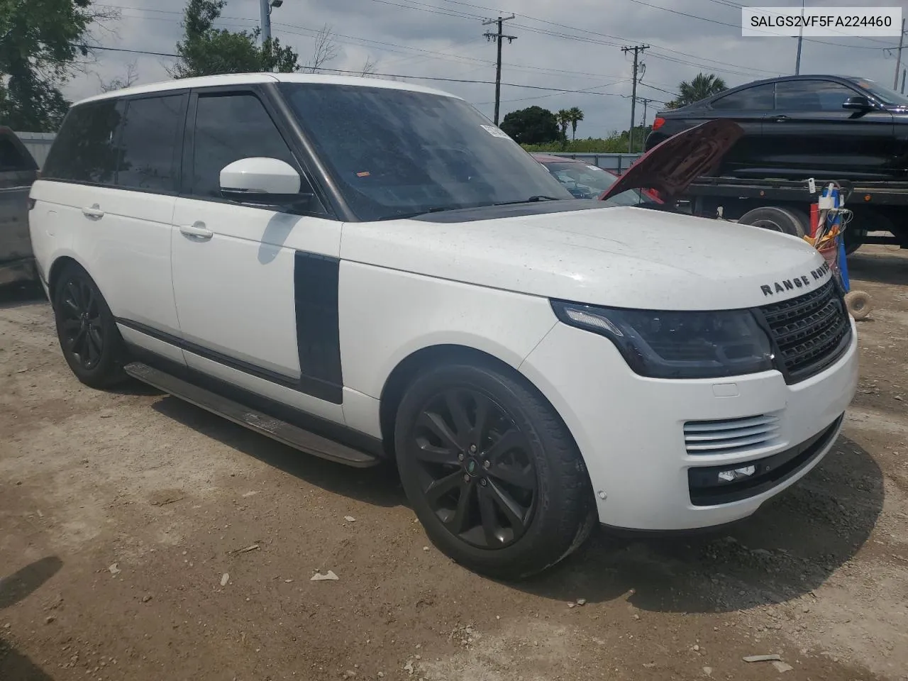 2015 Land Rover Range Rover Hse VIN: SALGS2VF5FA224460 Lot: 53764294