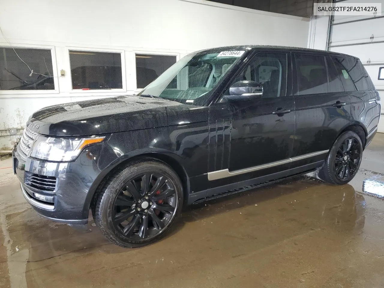 2015 Land Rover Range Rover Supercharged VIN: SALGS2TF2FA214276 Lot: 54278644