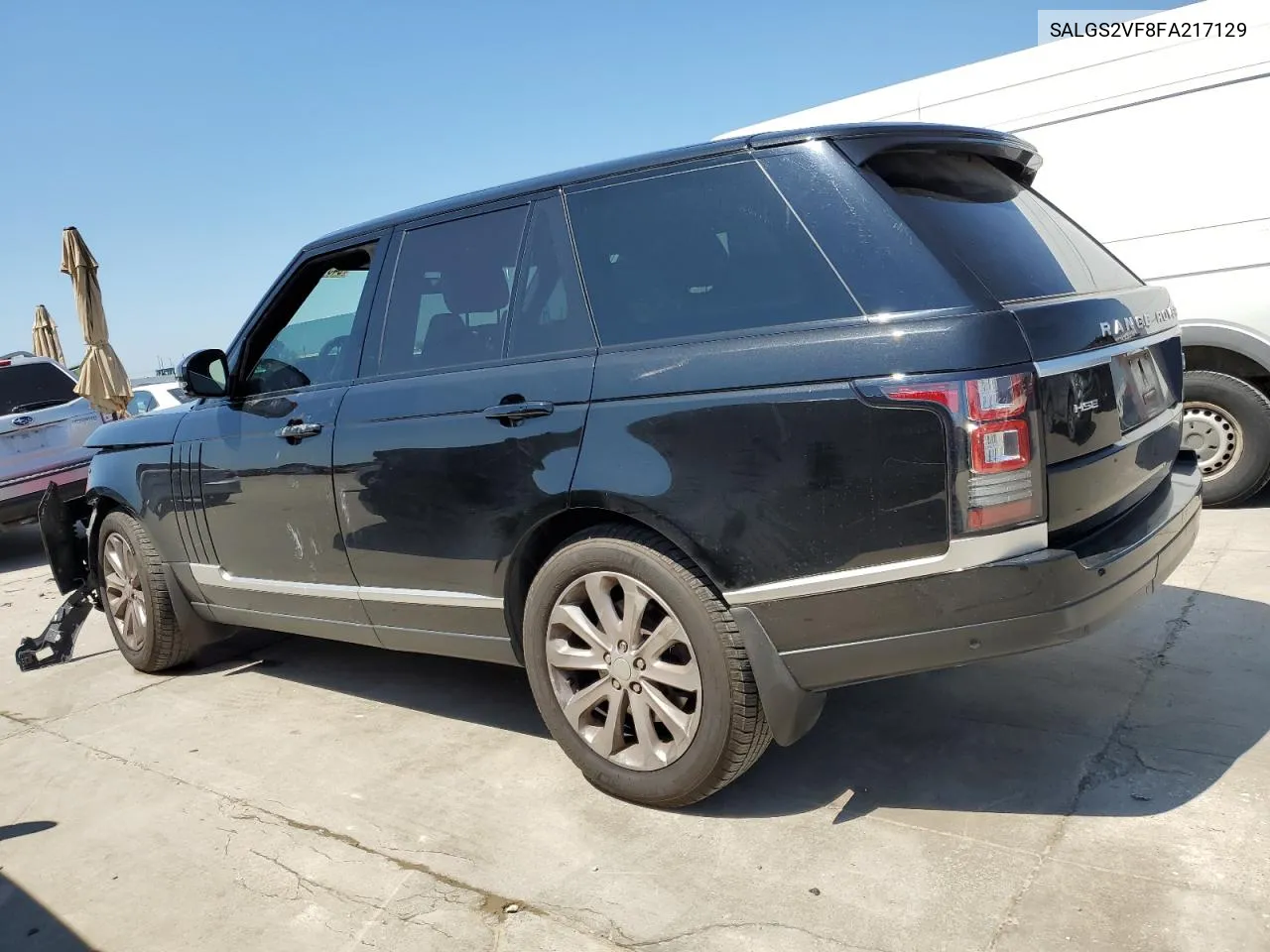 2015 Land Rover Range Rover Hse VIN: SALGS2VF8FA217129 Lot: 54512284