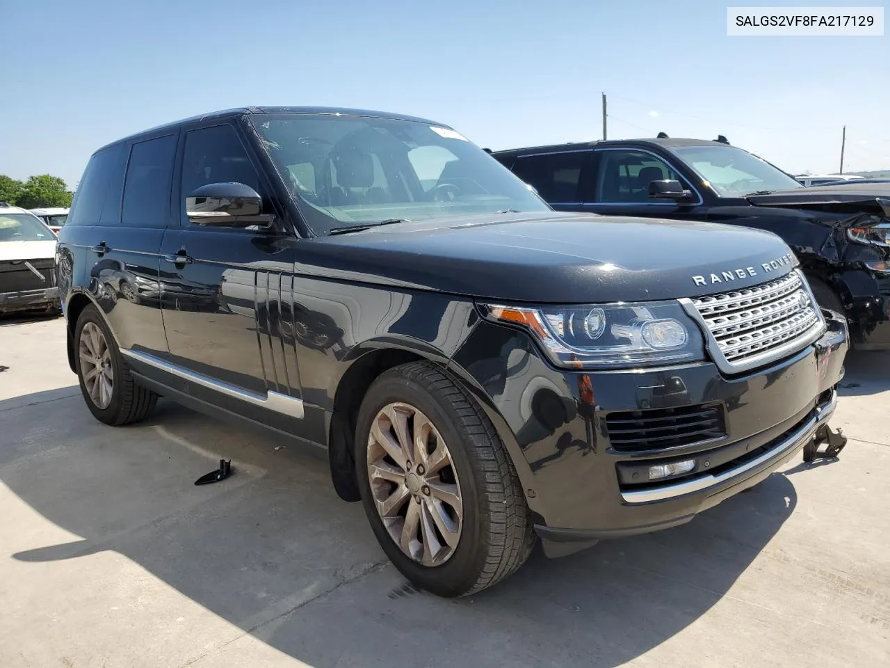 2015 Land Rover Range Rover Hse VIN: SALGS2VF8FA217129 Lot: 54512284