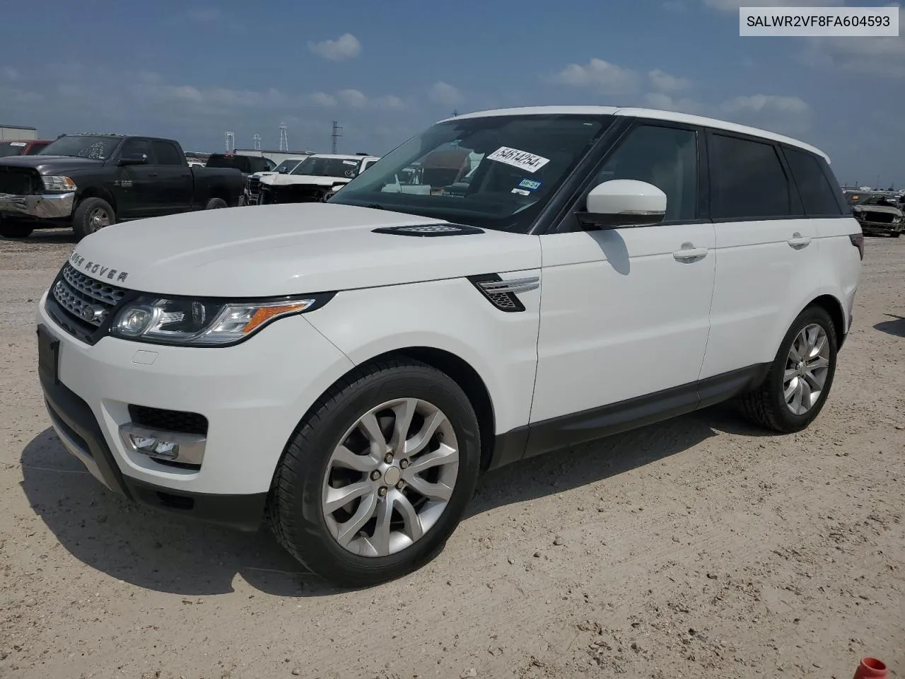 2015 Land Rover Range Rover Sport Hse VIN: SALWR2VF8FA604593 Lot: 54614254