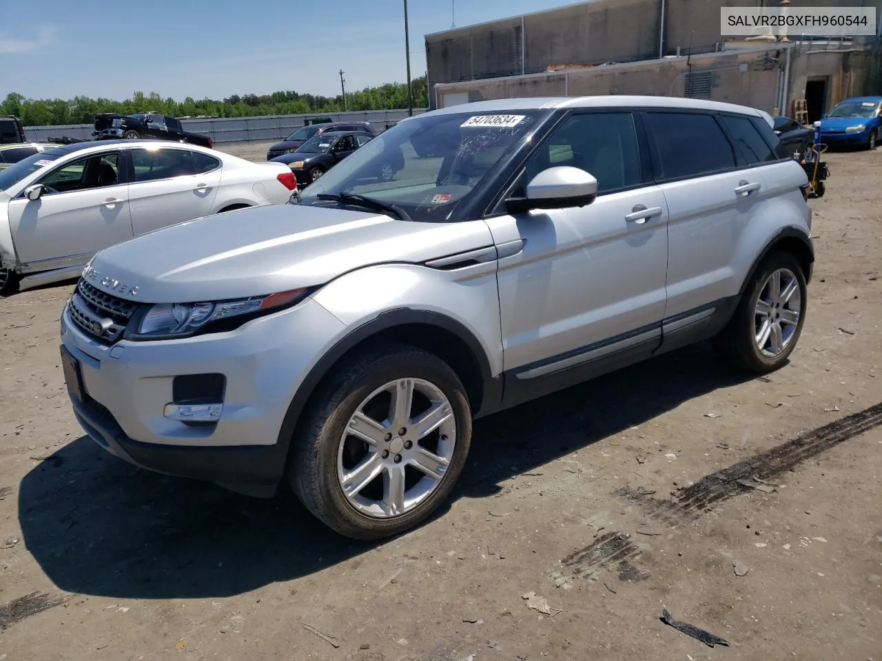 2015 Land Rover Range Rover Evoque Pure Premium VIN: SALVR2BGXFH960544 Lot: 54703634