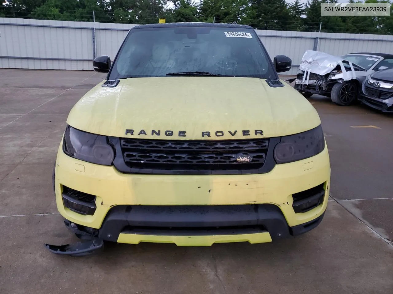 2015 Land Rover Range Rover Sport Hse VIN: SALWR2VF3FA623939 Lot: 54808684