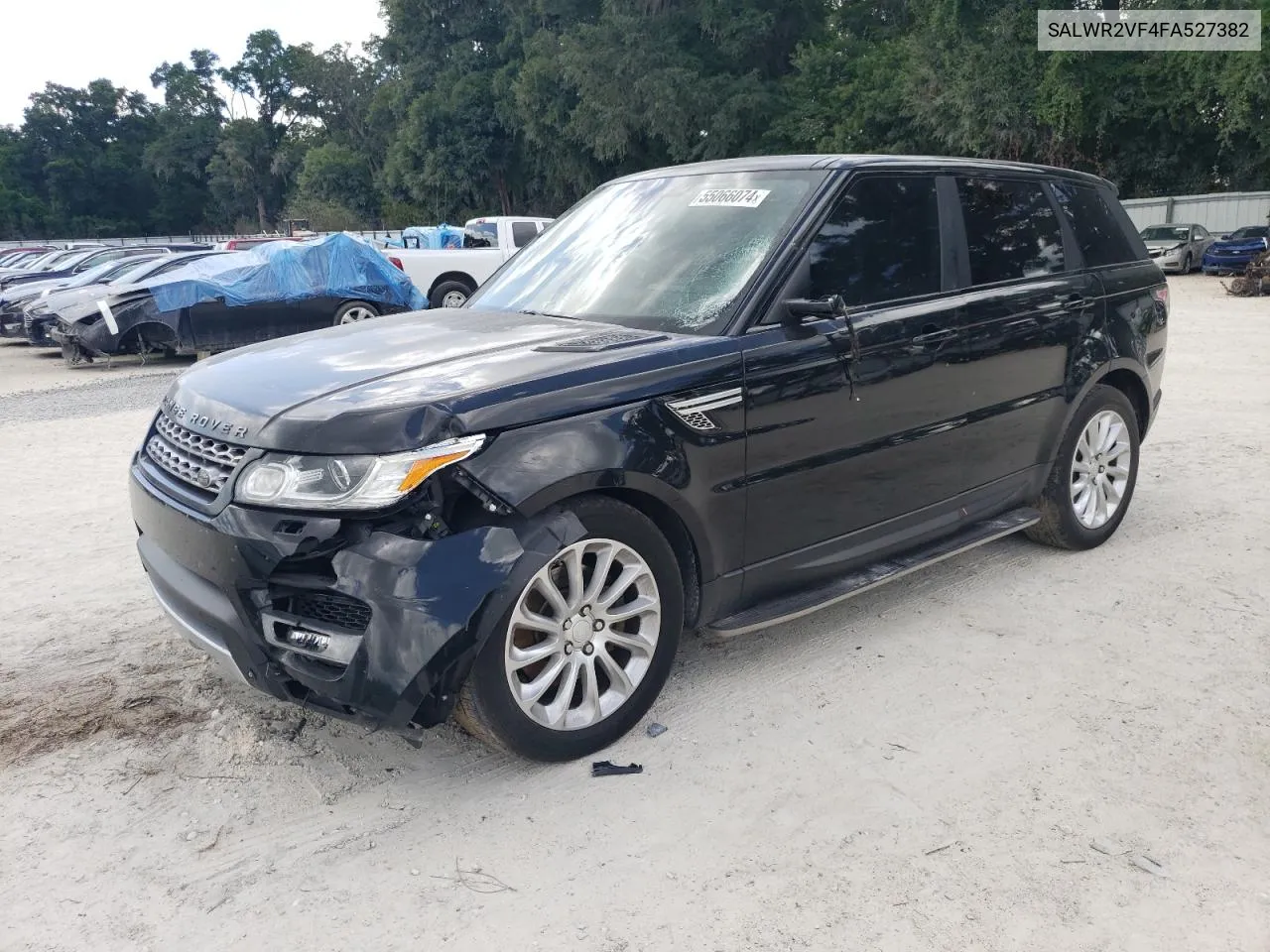 2015 Land Rover Range Rover Sport Hse VIN: SALWR2VF4FA527382 Lot: 55066074