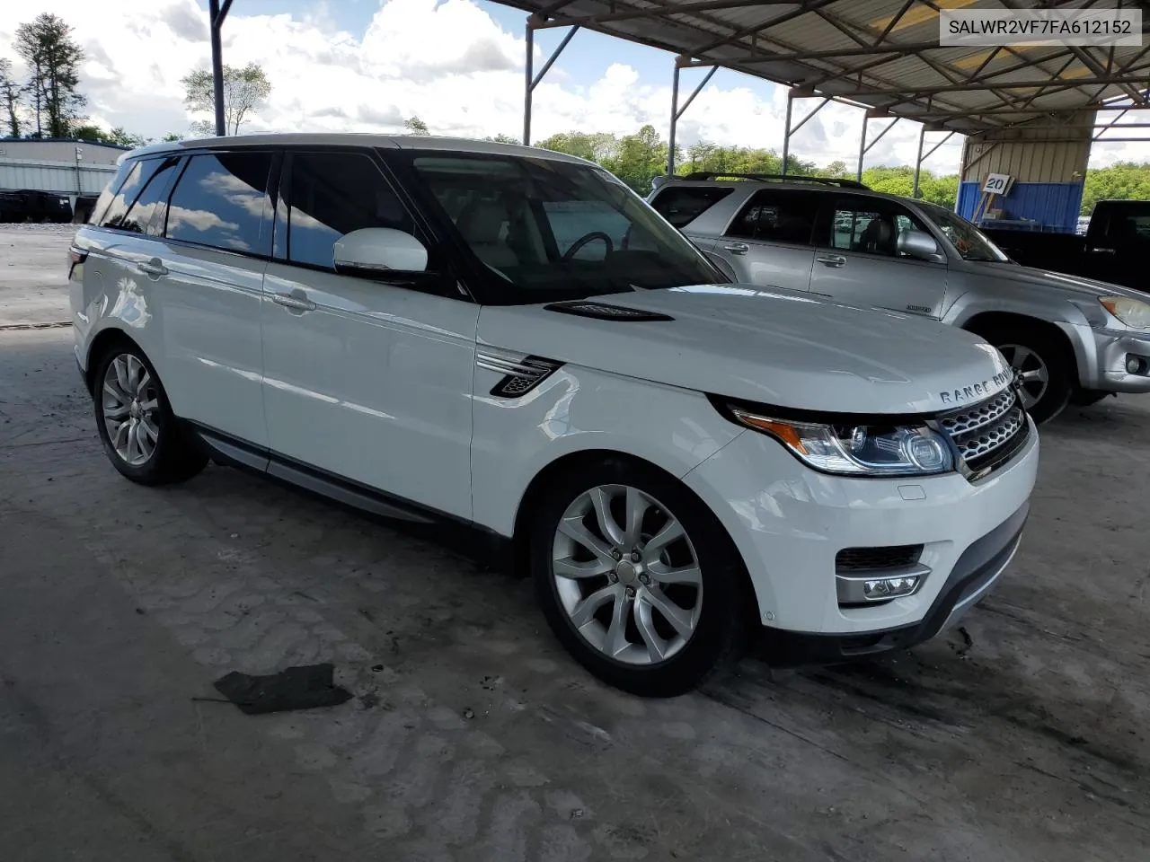 2015 Land Rover Range Rover Sport Hse VIN: SALWR2VF7FA612152 Lot: 55135574