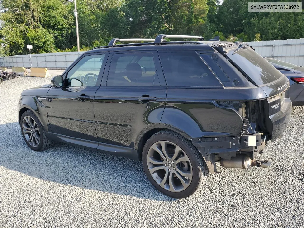 SALWR2VF3FA538972 2015 Land Rover Range Rover Sport Hse