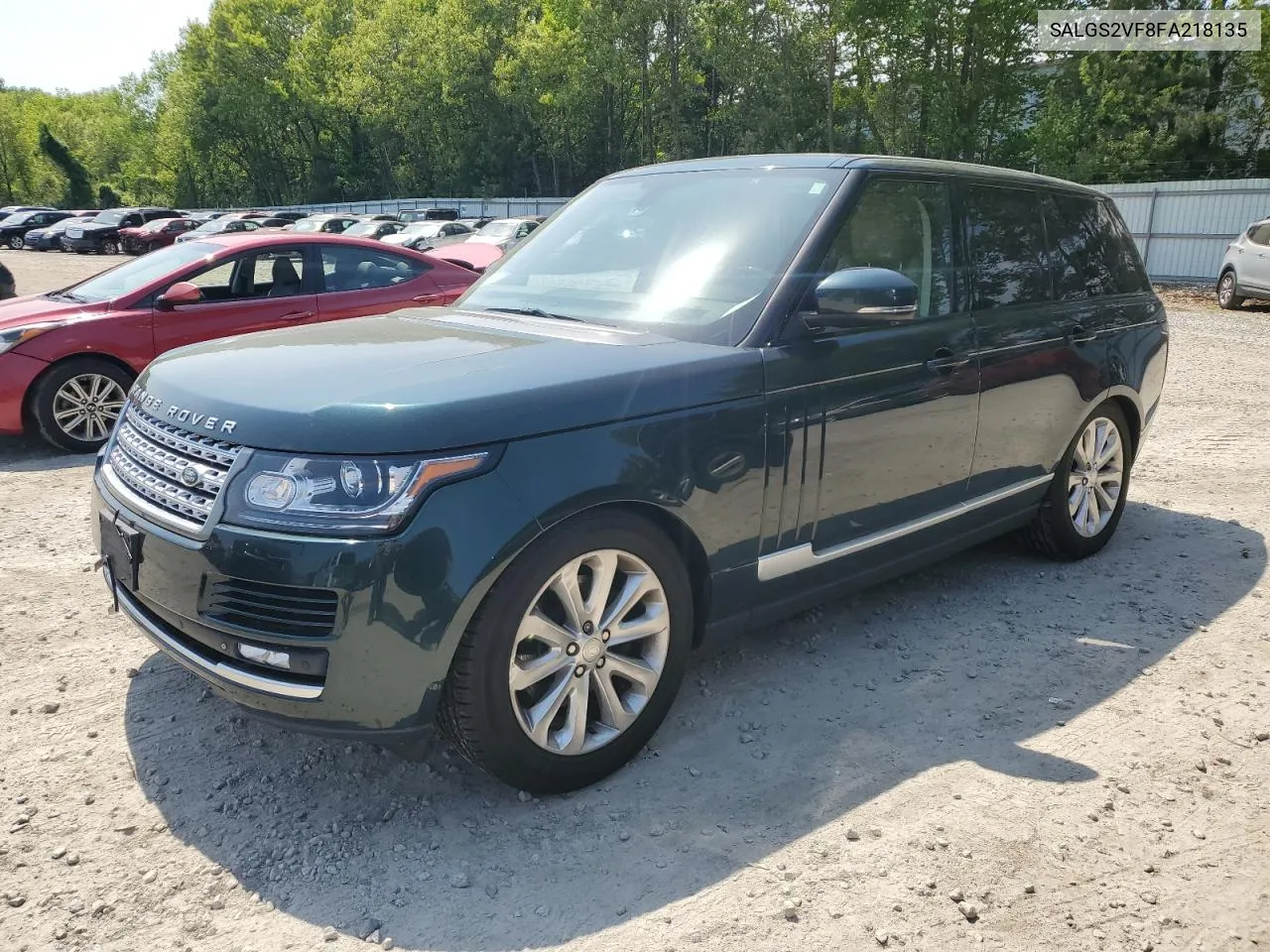 2015 Land Rover Range Rover Hse VIN: SALGS2VF8FA218135 Lot: 55493164