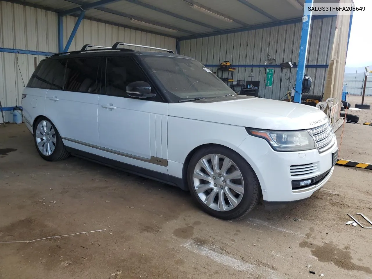 2015 Land Rover Range Rover Supercharged VIN: SALGS3TF6FA205649 Lot: 56246094