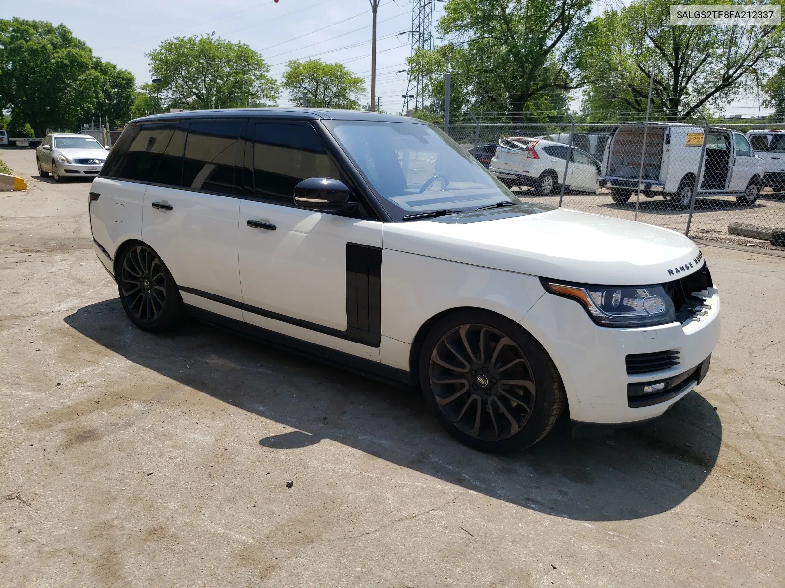 2015 Land Rover Range Rover Supercharged VIN: SALGS2TF8FA212337 Lot: 56428414