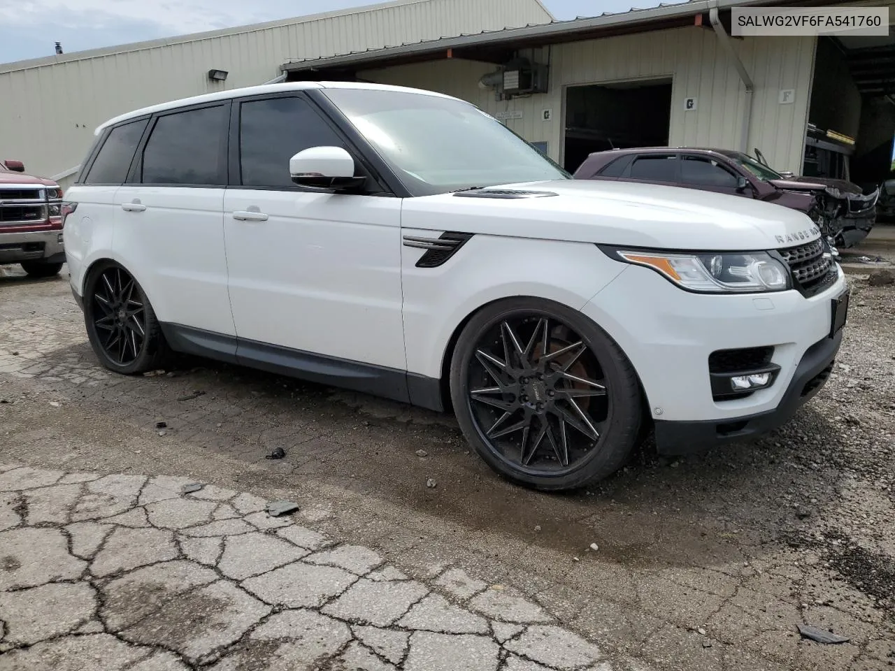 2015 Land Rover Range Rover Sport Se VIN: SALWG2VF6FA541760 Lot: 56464224