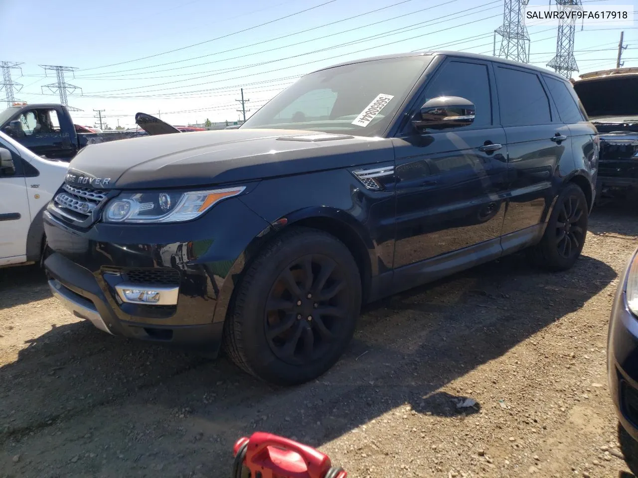 2015 Land Rover Range Rover Sport Hse VIN: SALWR2VF9FA617918 Lot: 56650844