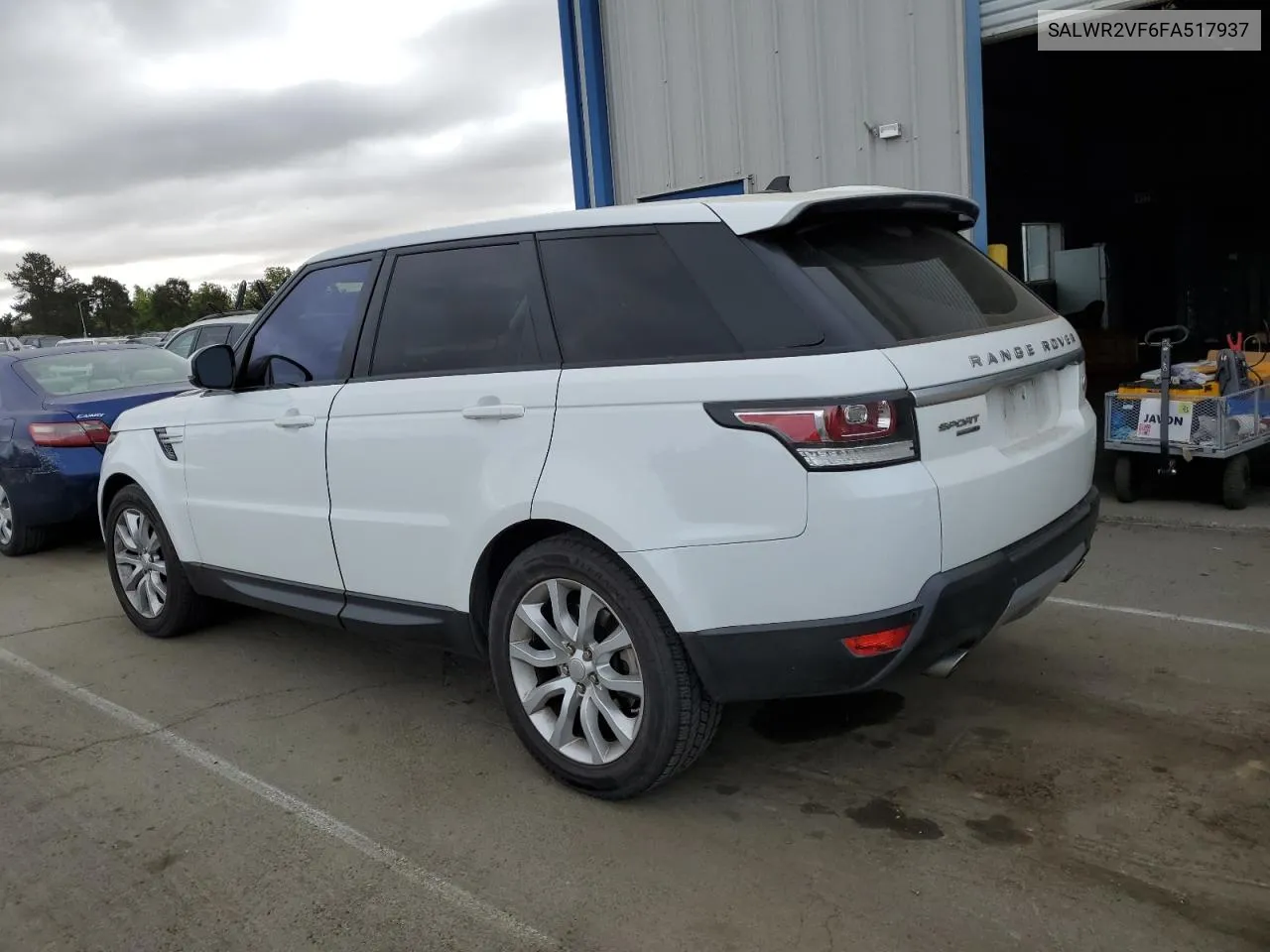 2015 Land Rover Range Rover Sport Hse VIN: SALWR2VF6FA517937 Lot: 56877074