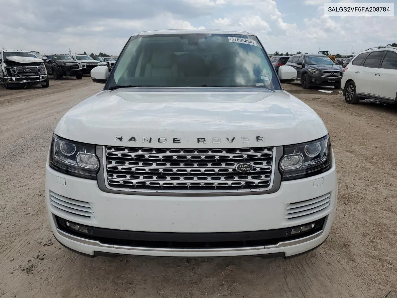 2015 Land Rover Range Rover Hse VIN: SALGS2VF6FA208784 Lot: 57005884