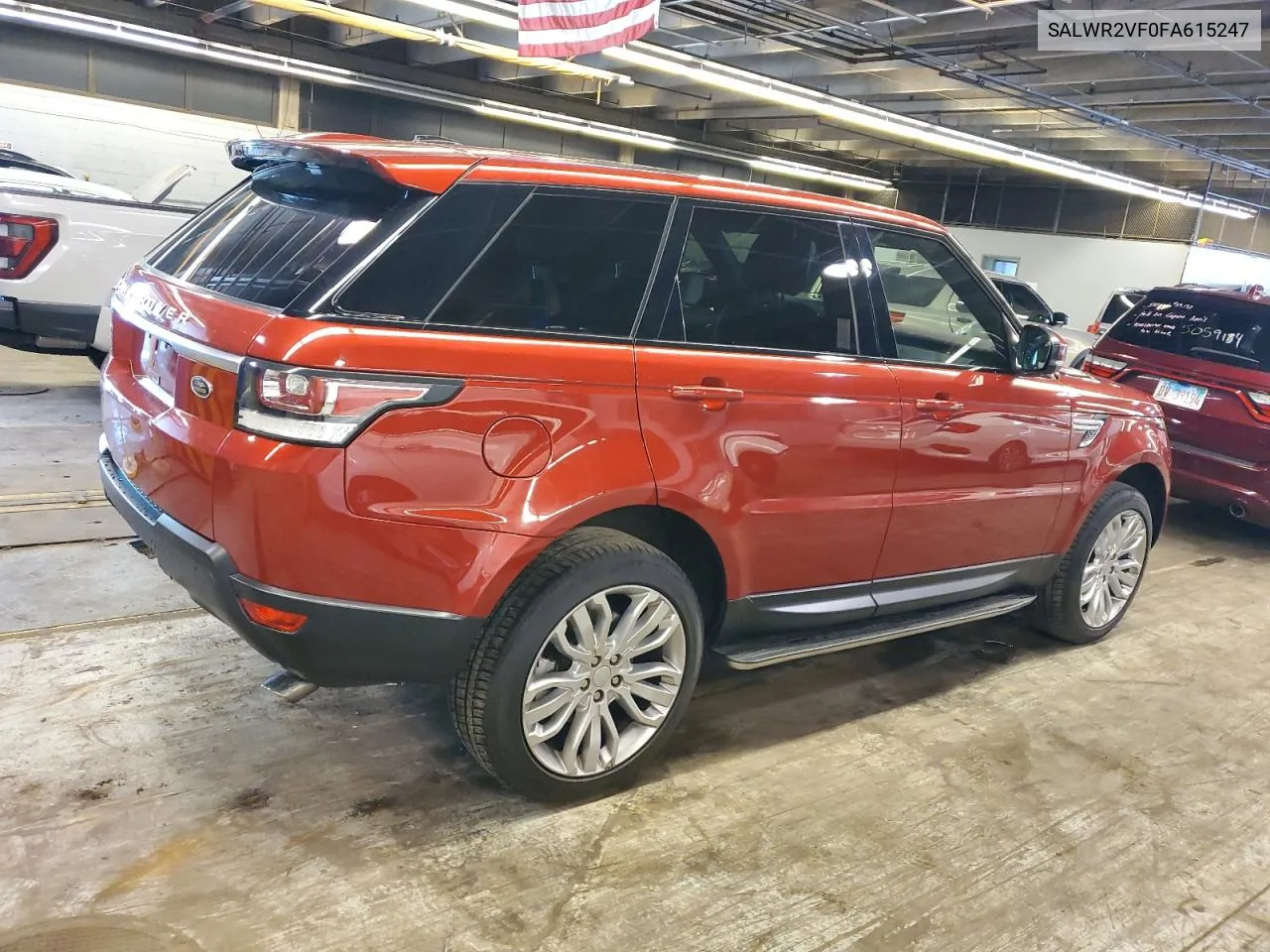 2015 Land Rover Range Rover Sport Hse VIN: SALWR2VF0FA615247 Lot: 57120104