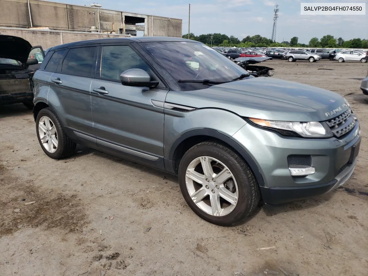 2015 Land Rover Range Rover Evoque Pure Plus VIN: SALVP2BG4FH074550 Lot: 57286954