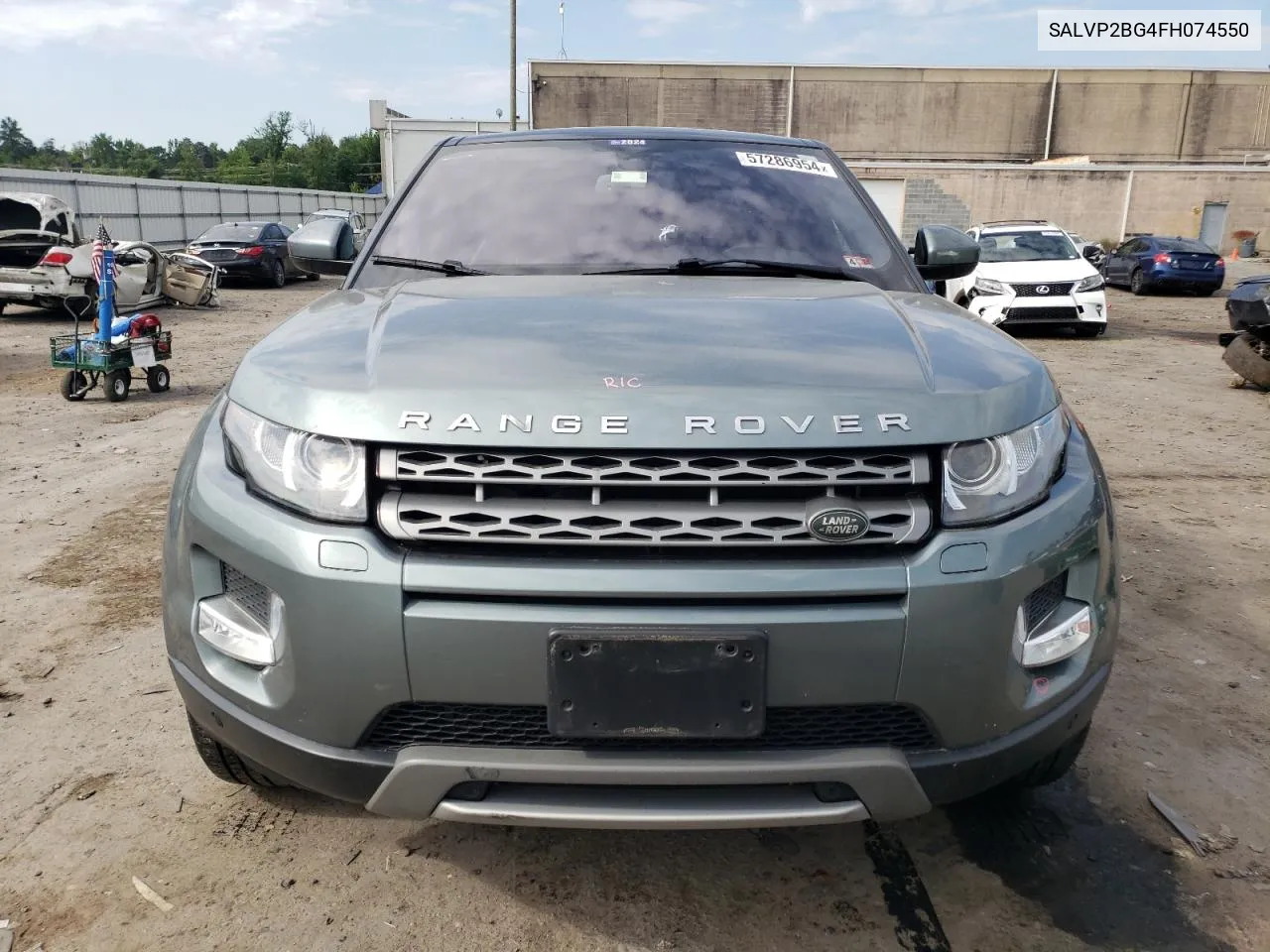 SALVP2BG4FH074550 2015 Land Rover Range Rover Evoque Pure Plus