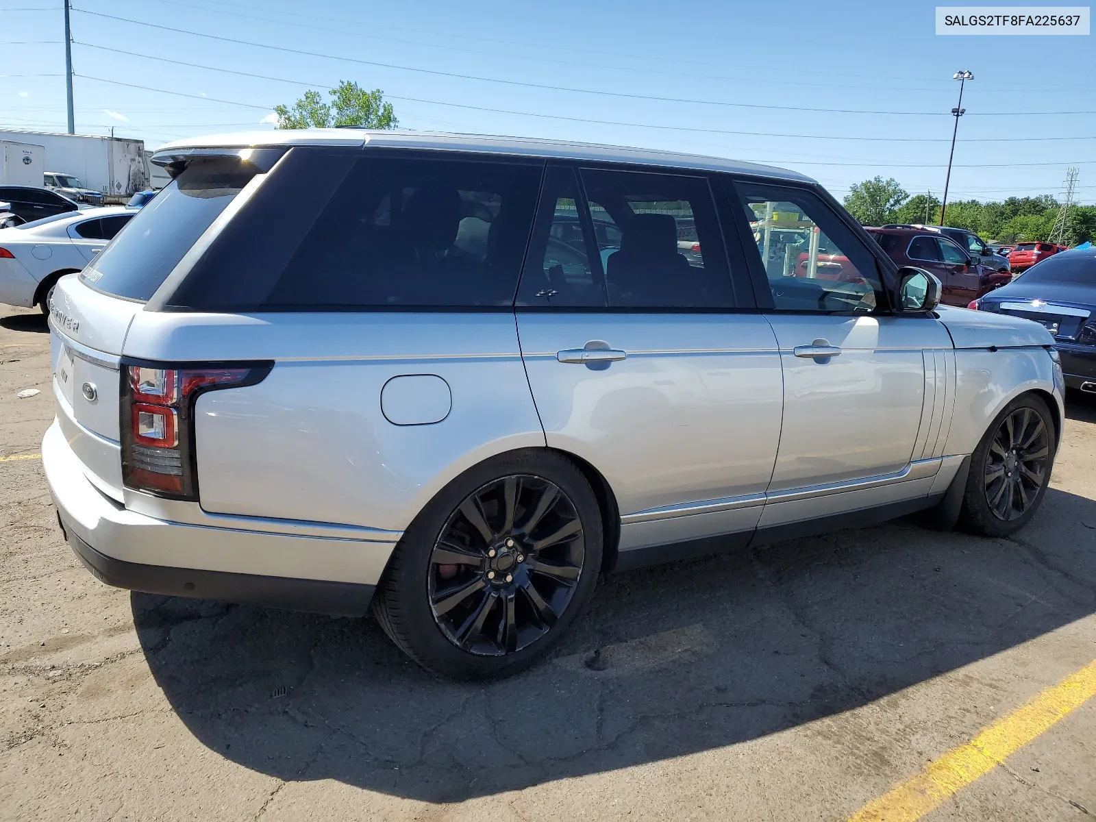 2015 Land Rover Range Rover Supercharged VIN: SALGS2TF8FA225637 Lot: 57938664