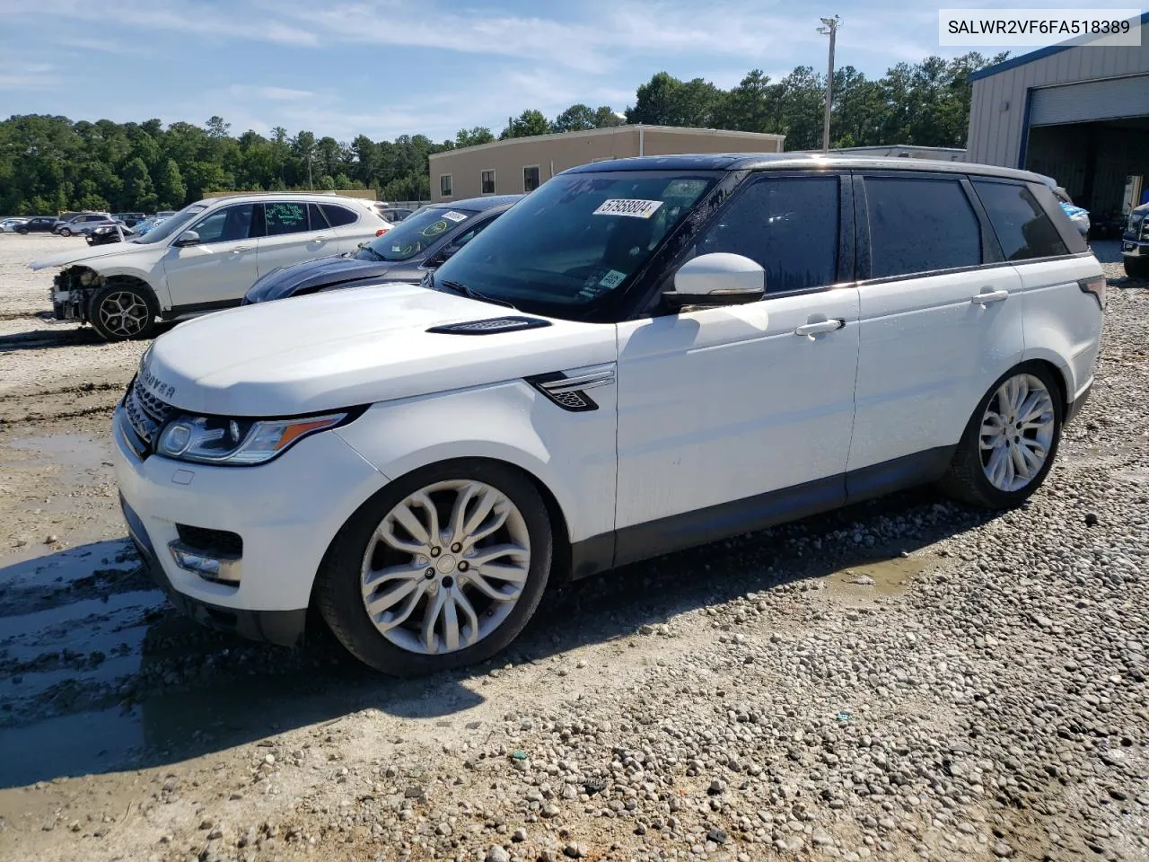 2015 Land Rover Range Rover Sport Hse VIN: SALWR2VF6FA518389 Lot: 57958804