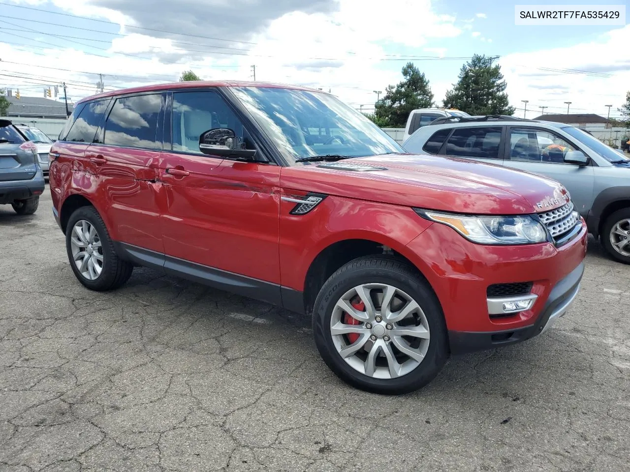 2015 Land Rover Range Rover Sport Sc VIN: SALWR2TF7FA535429 Lot: 58291264