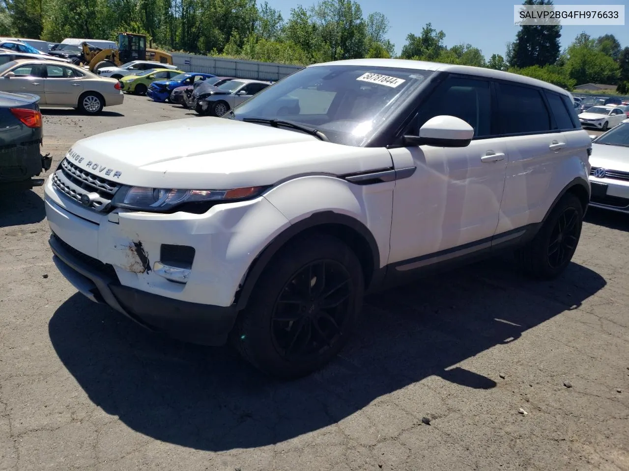 2015 Land Rover Range Rover Evoque Pure Plus VIN: SALVP2BG4FH976633 Lot: 58781844