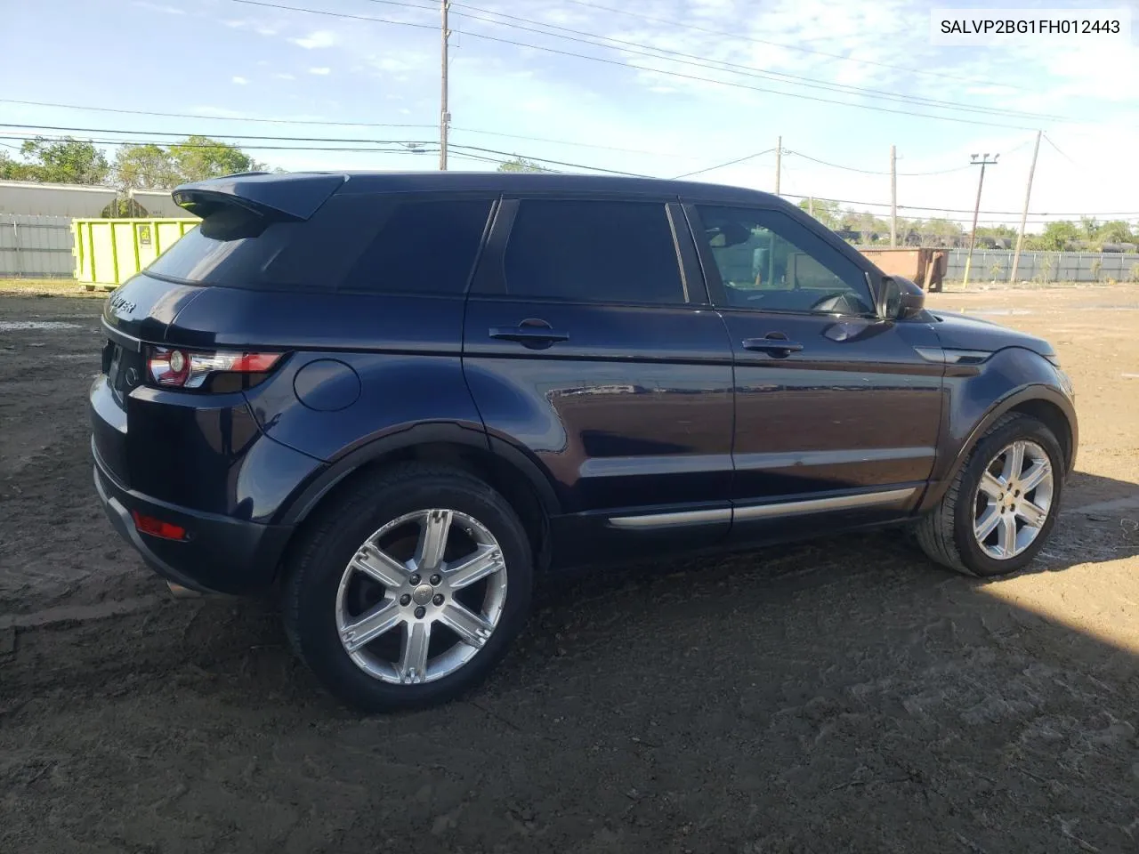 SALVP2BG1FH012443 2015 Land Rover Range Rover Evoque Pure Plus